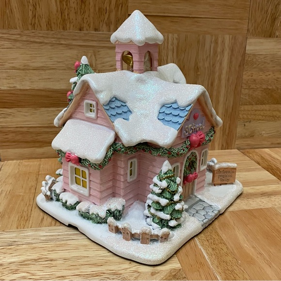 2001 Hawthorne Village Precious Moments MERRY MEMORIES SCHOOL Lighted Village - Picture 7 of 16
